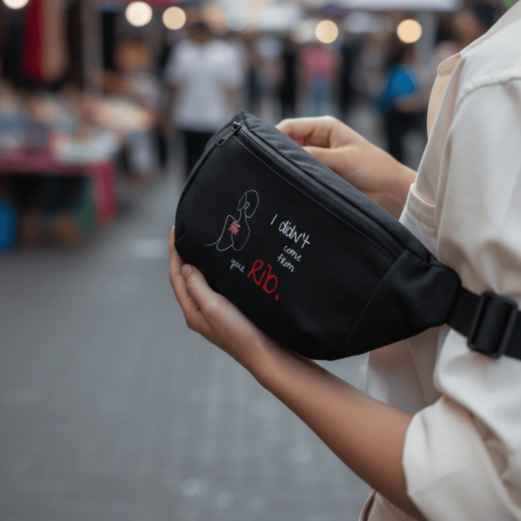 No Shit Shirts - Bauchtasche: I didn’t come from your rib. - Bauchtaschen - basic