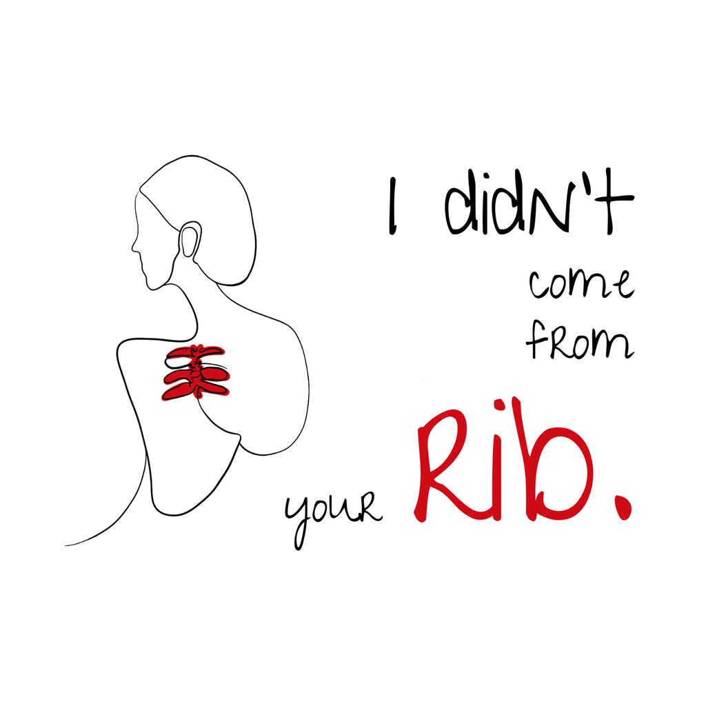 No Shit Shirts - Bauchtasche: I didn’t come from your rib. - Bauchtaschen - basic