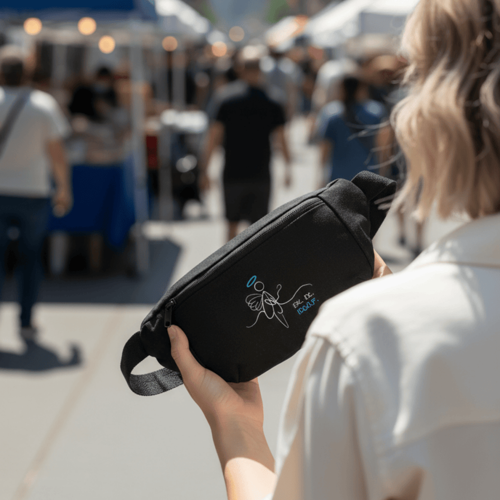 No Shit Shirts - Bauchtasche: IDK. IDC. IDGAF. - Bauchtaschen - basic