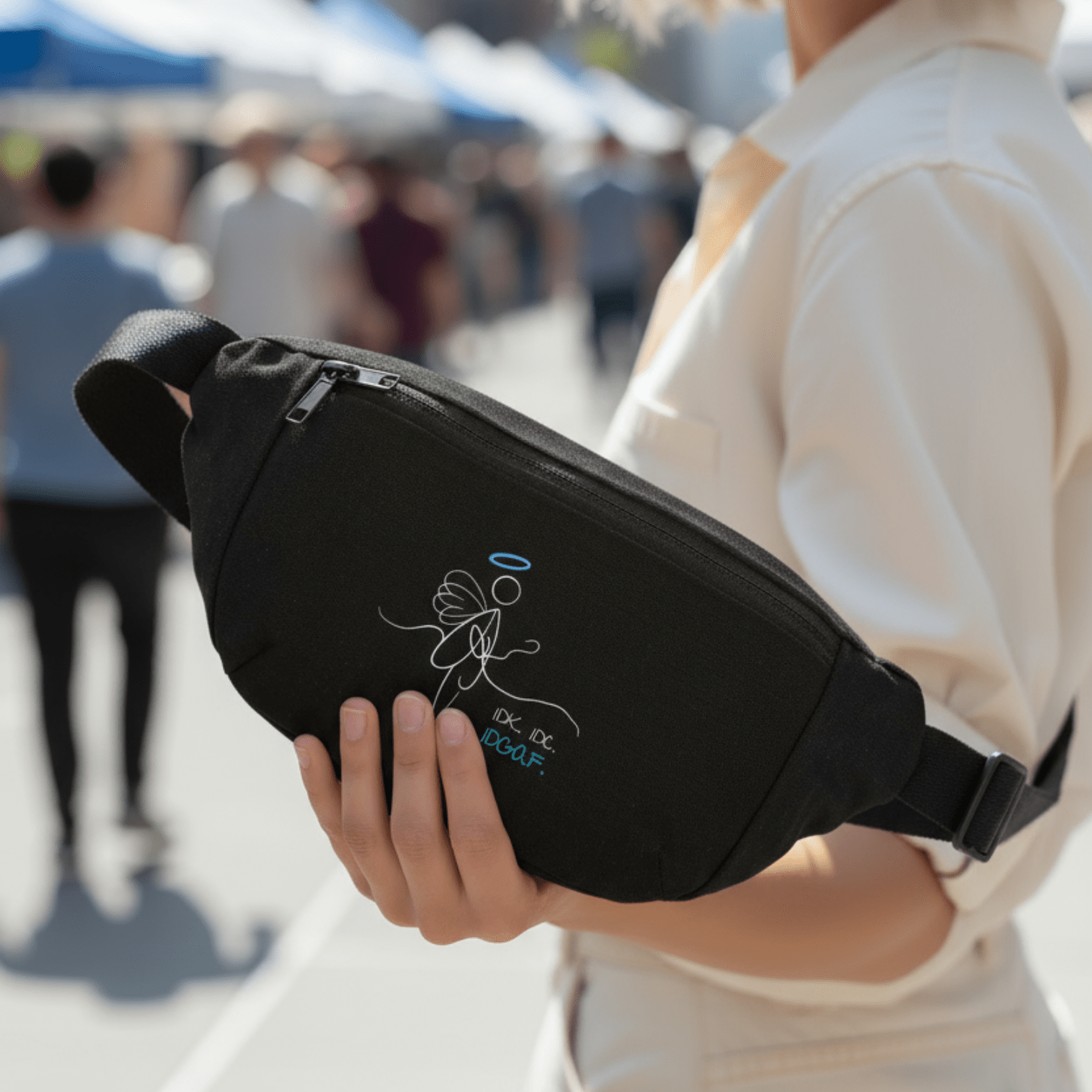 No Shit Shirts - Bauchtasche: IDK. IDC. IDGAF. - Bauchtaschen - basic