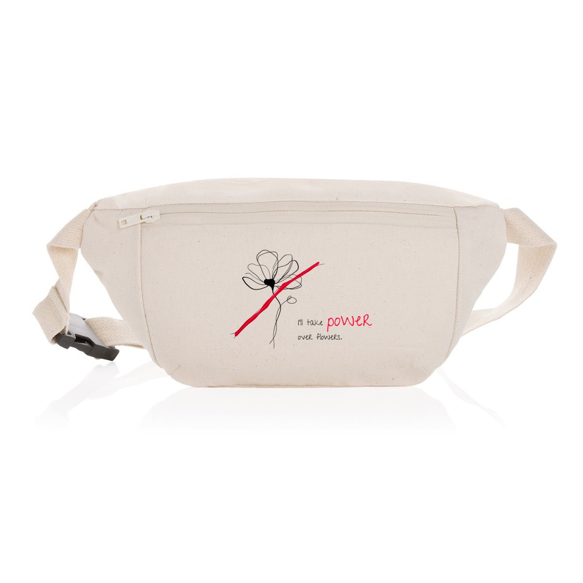 No Shit Shirts - Bauchtasche: I’ll take power over flowers - Bauchtaschen - basic