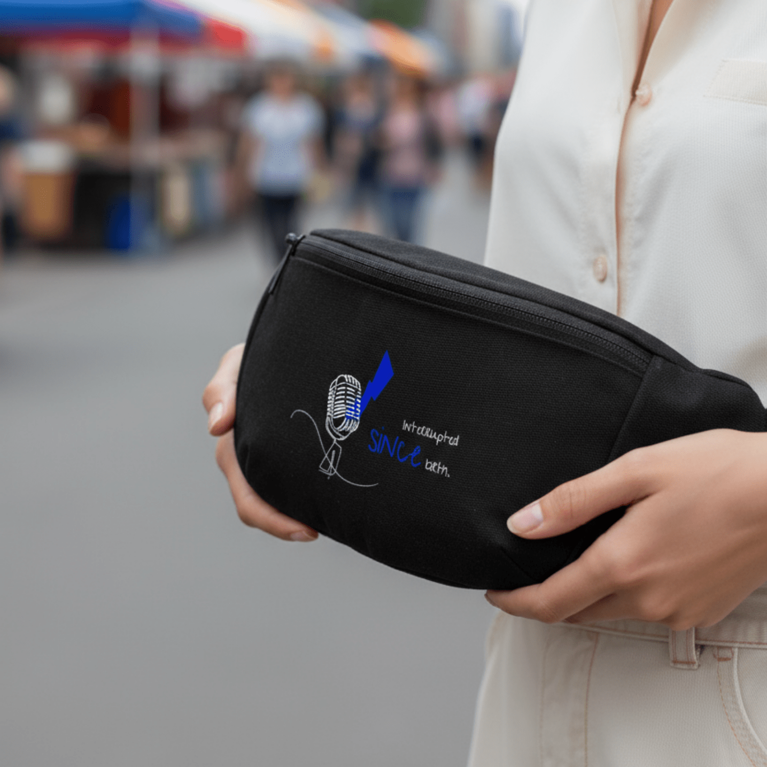 No Shit Shirts - Bauchtasche: Interrupted since birth. - Bauchtaschen - basic