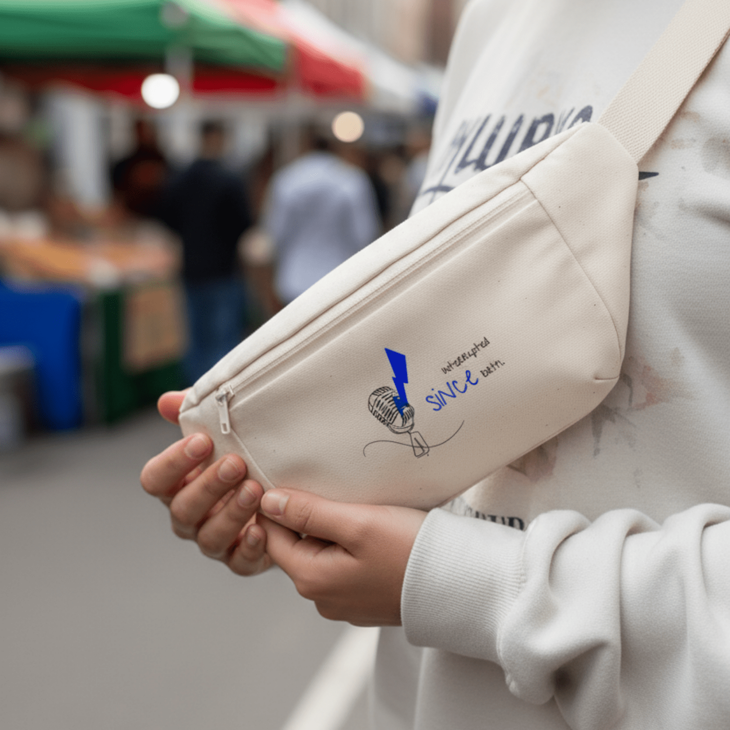 No Shit Shirts - Bauchtasche: Interrupted since birth. - Bauchtaschen - basic