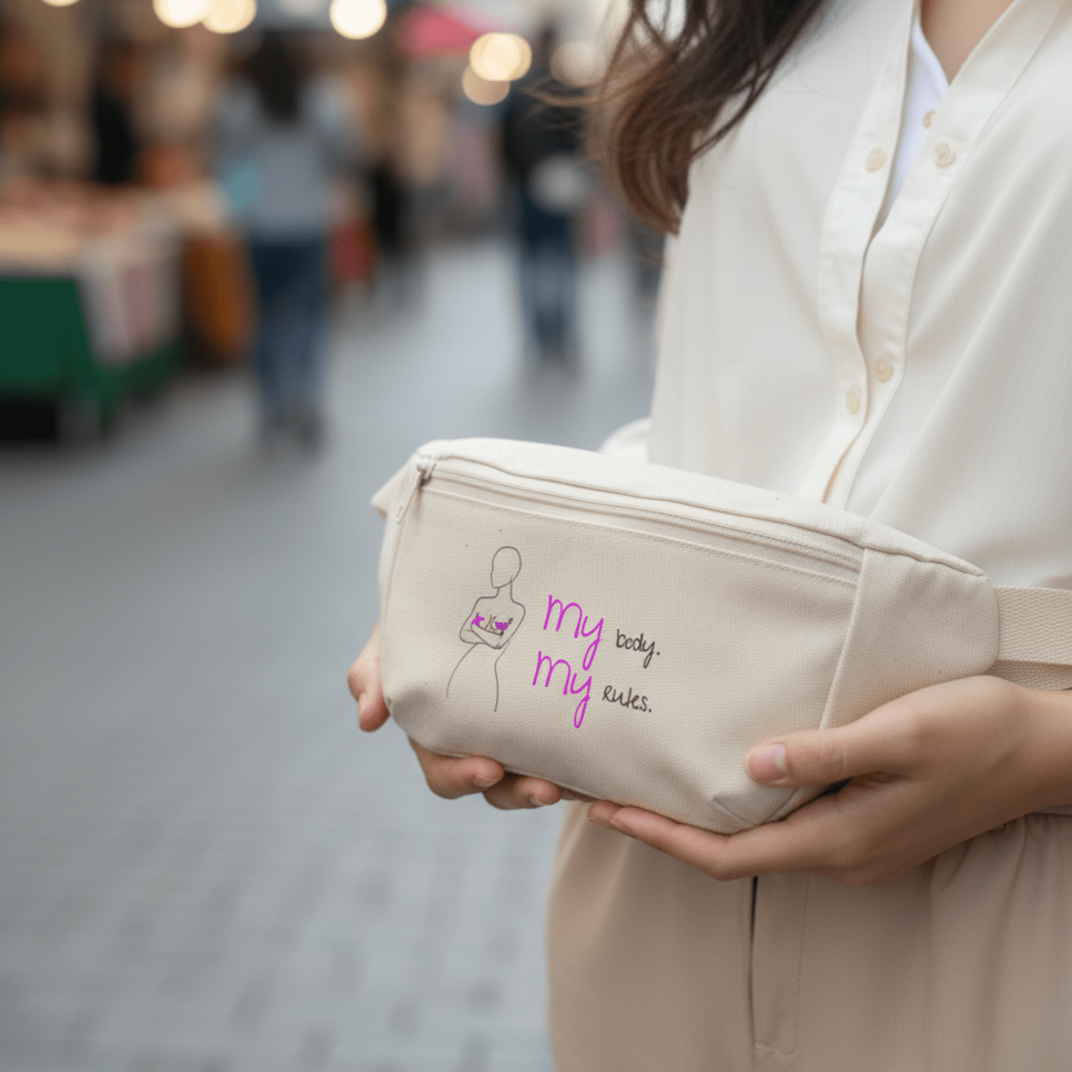 No Shit Shirts - Bauchtasche: My Body, My Rules - Bauchtaschen - basic