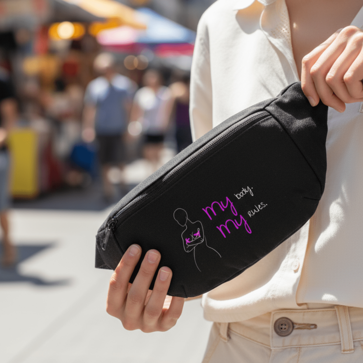 No Shit Shirts - Bauchtasche: My Body, My Rules - Bauchtaschen - basic