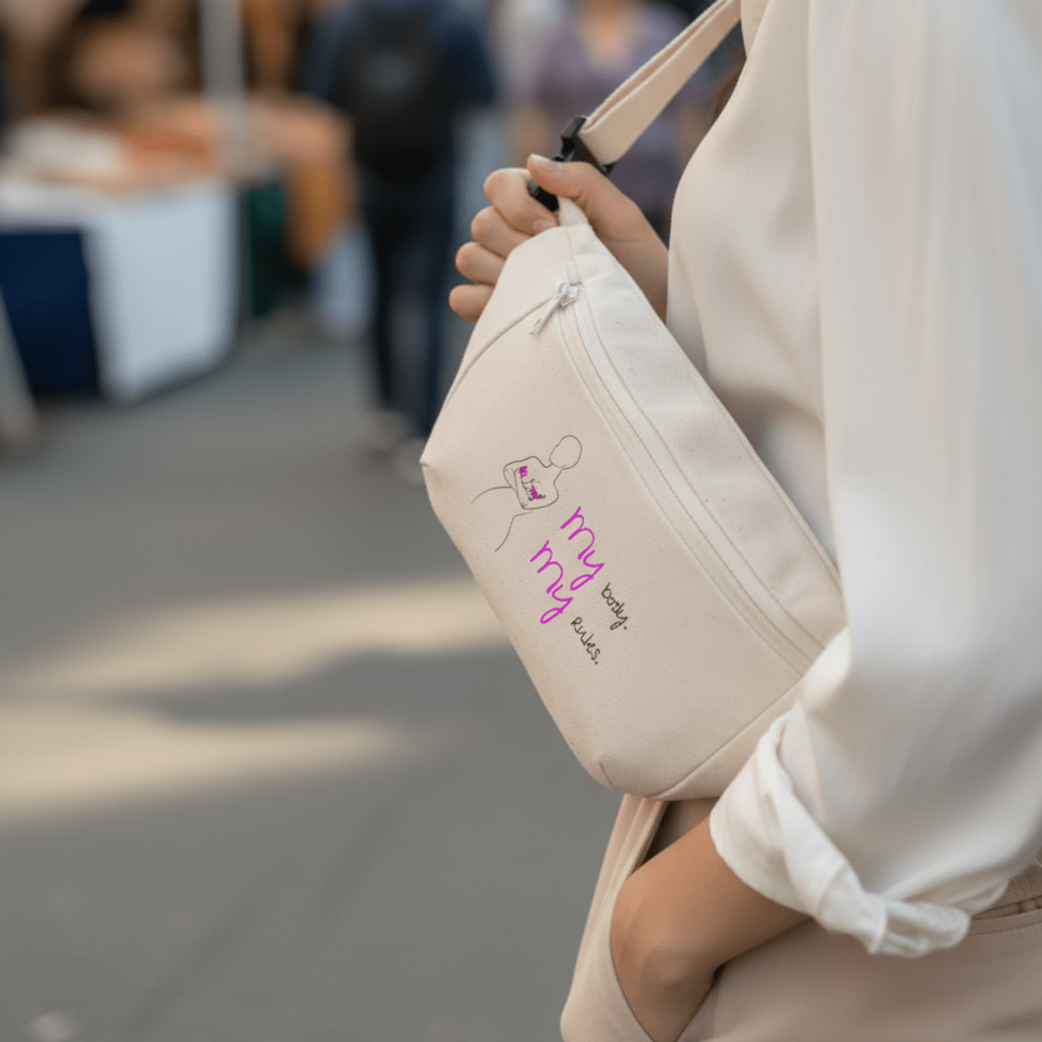 No Shit Shirts - Bauchtasche: My Body, My Rules - Bauchtaschen - basic