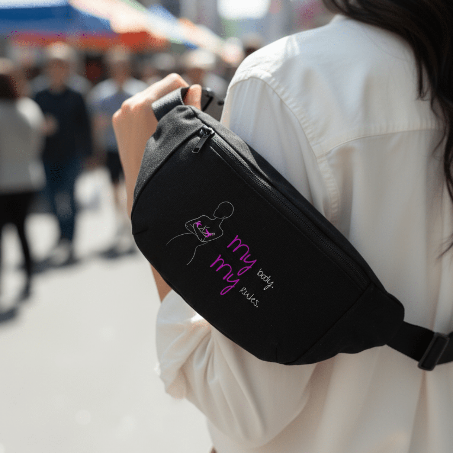 No Shit Shirts - Bauchtasche: My Body, My Rules - Bauchtaschen - basic