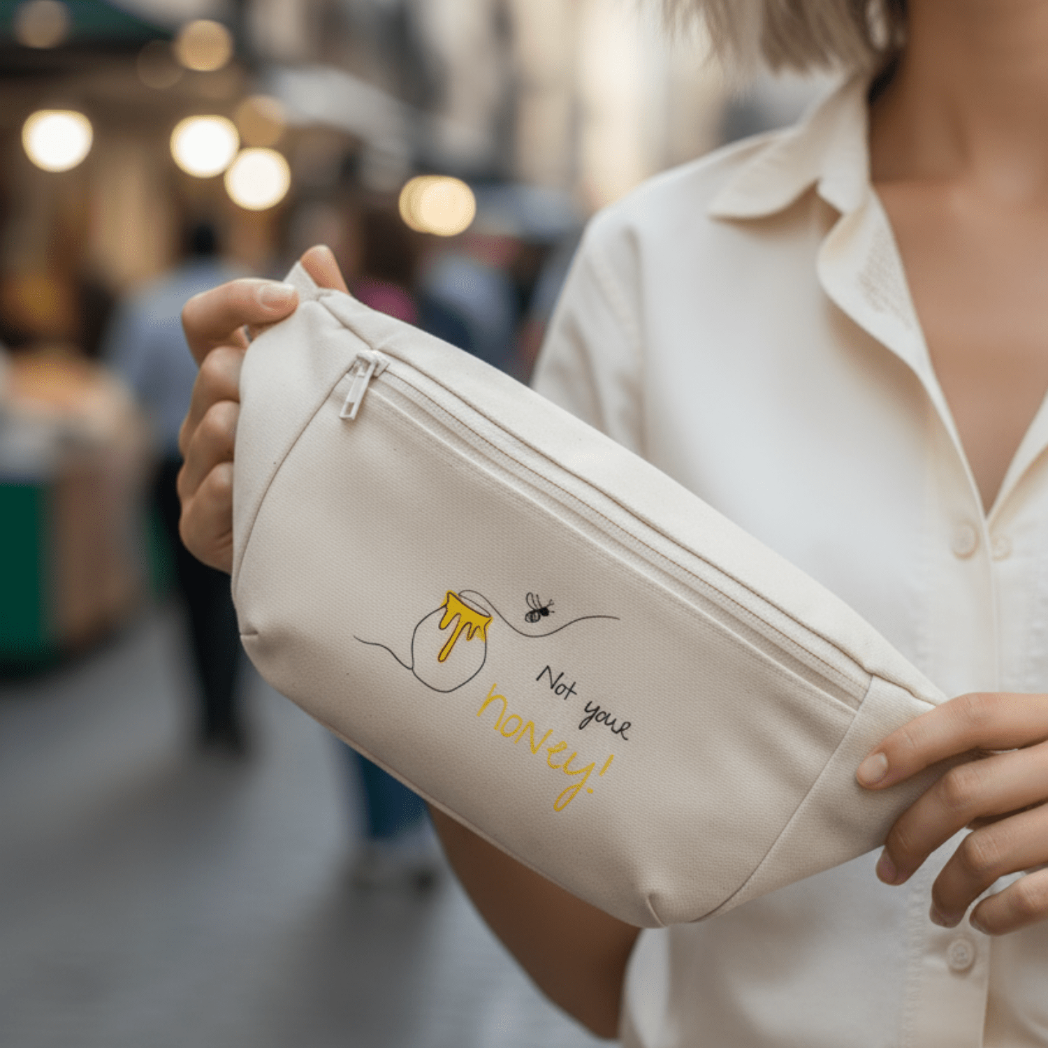 No Shit Shirts - Bauchtasche: Not your honey - Bauchtaschen - basic