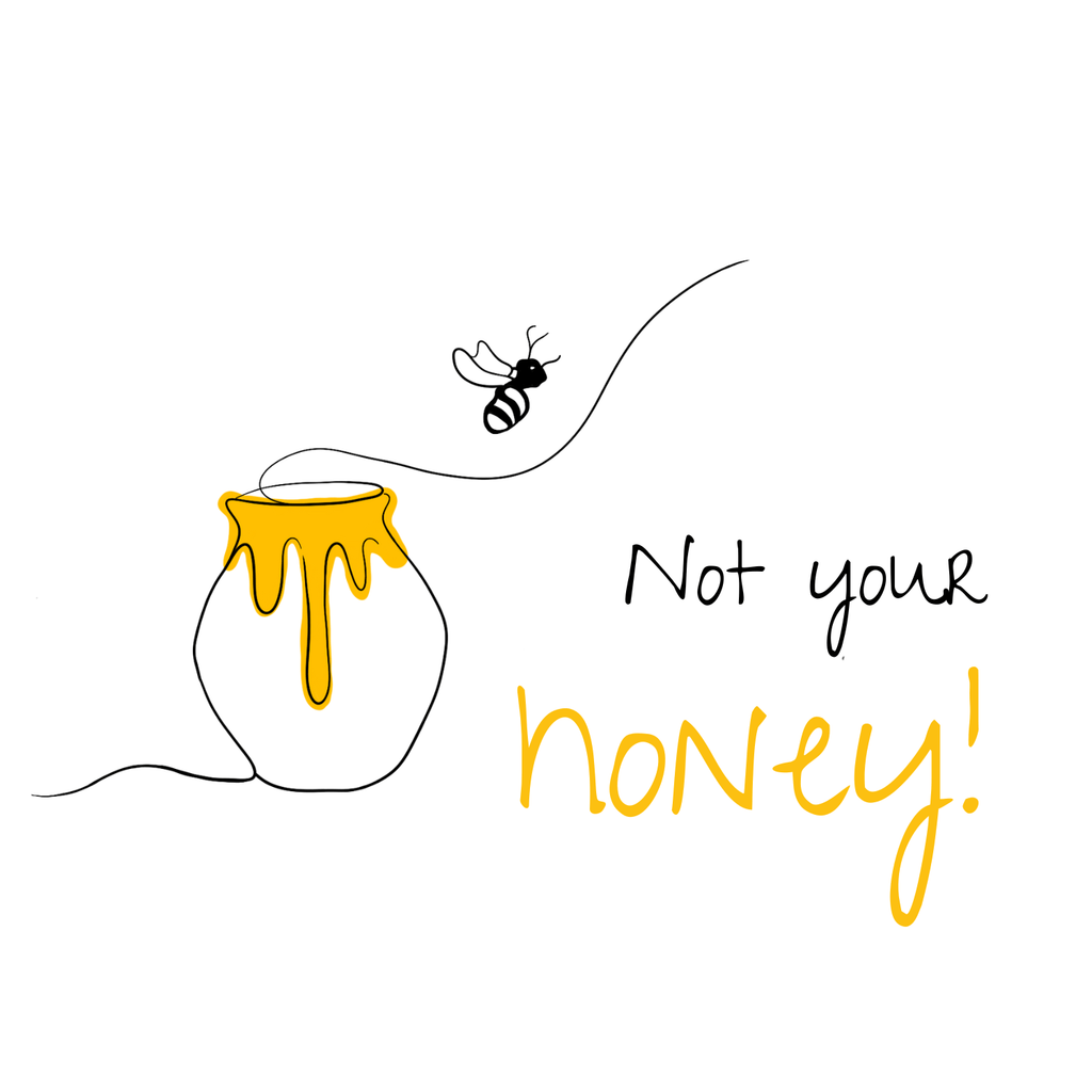 No Shit Shirts - Bauchtasche: Not your honey - Bauchtaschen - basic