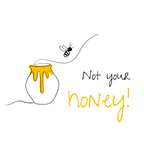 No Shit Shirts - Bauchtasche: Not your honey - Bauchtaschen - basic