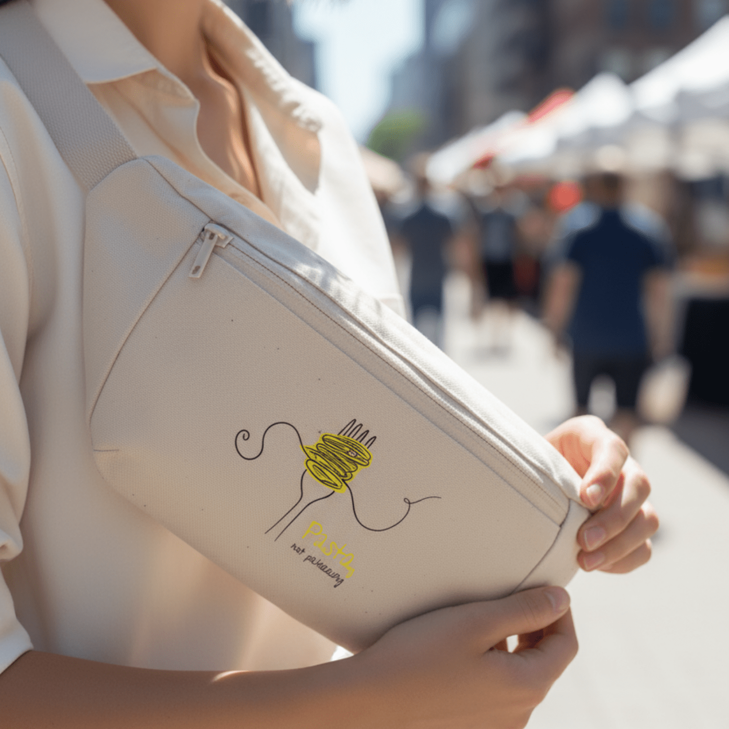 No Shit Shirts - Bauchtasche: Pasta, not patriarchy - Bauchtaschen - basic