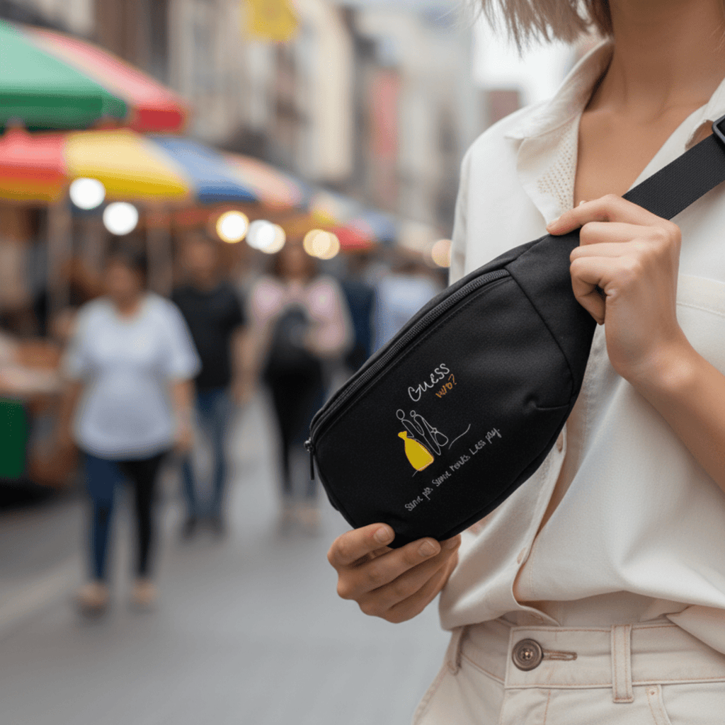 No Shit Shirts - Bauchtasche: Same job. Same hours. Less pay. Guess who? - Bauchtaschen - basic