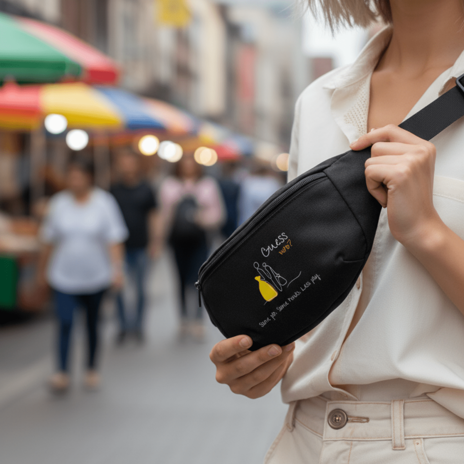 No Shit Shirts - Bauchtasche: Same job. Same hours. Less pay. Guess who? - Bauchtaschen - basic