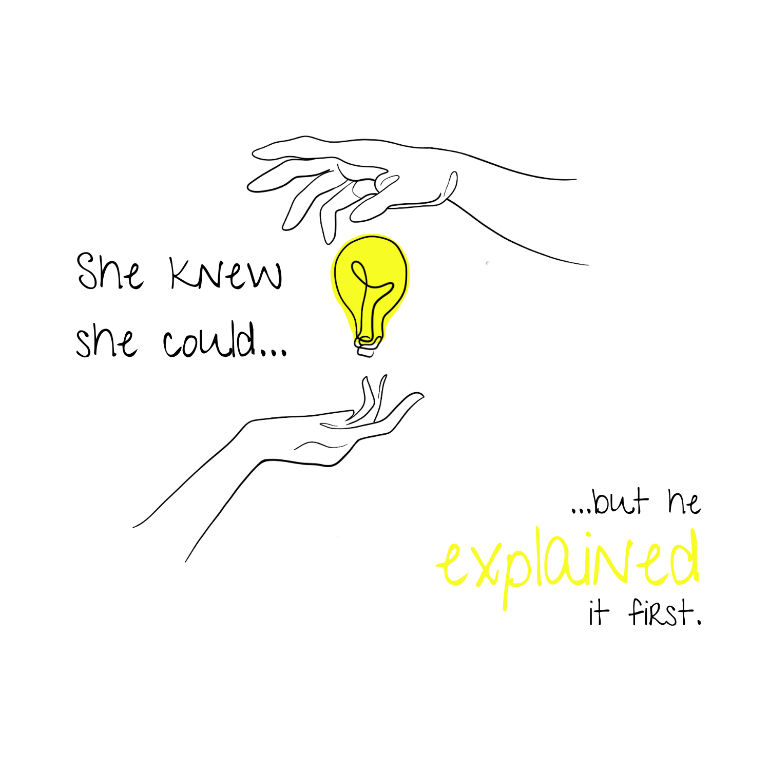 No Shit Shirts - Bauchtasche: She knew she could, but he explained it first. - Bauchtaschen - basic