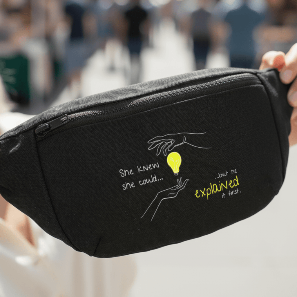 No Shit Shirts - Bauchtasche: She knew she could, but he explained it first. - Bauchtaschen - basic