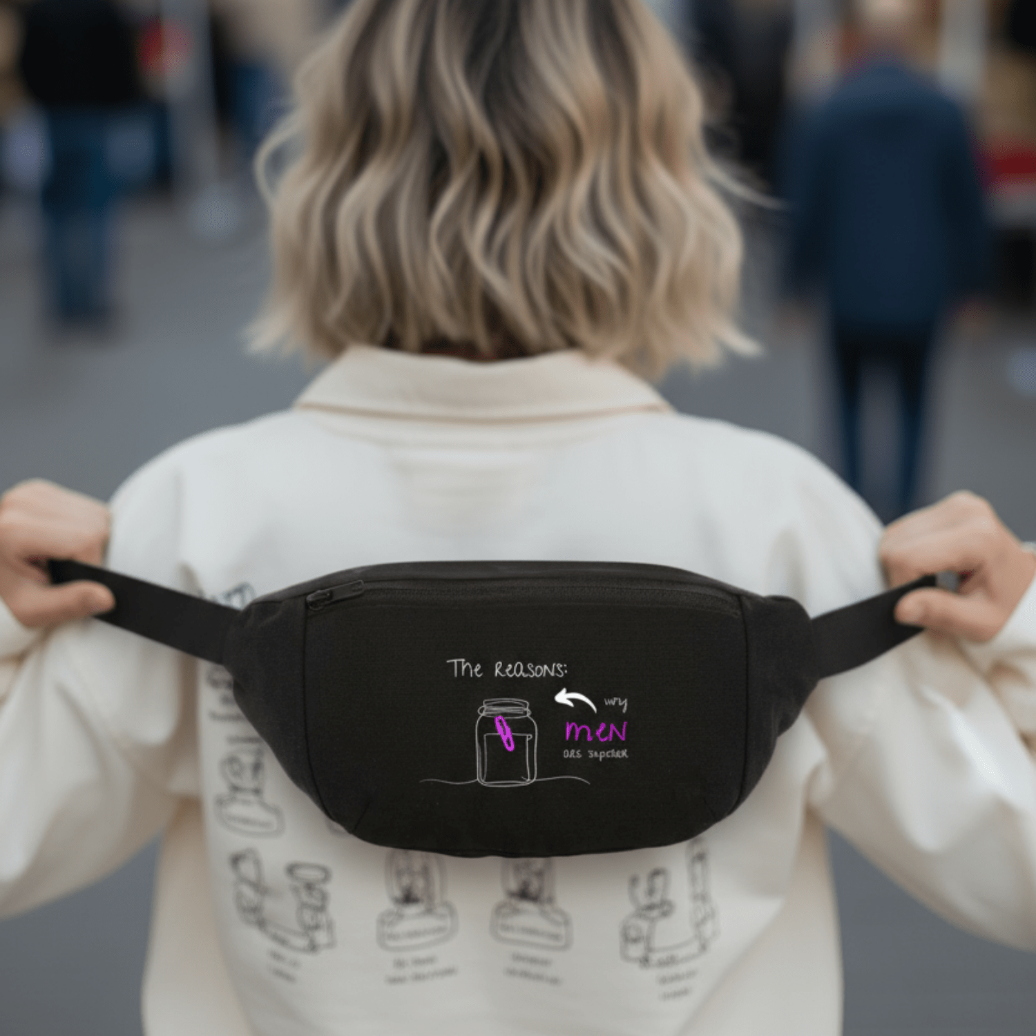 No Shit Shirts - Bauchtasche: The reasons why men are superior: - Bauchtaschen - basic