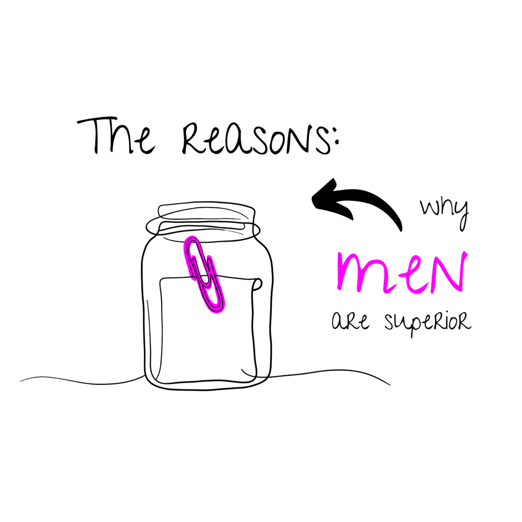 No Shit Shirts - Bauchtasche: The reasons why men are superior: - Bauchtaschen - basic
