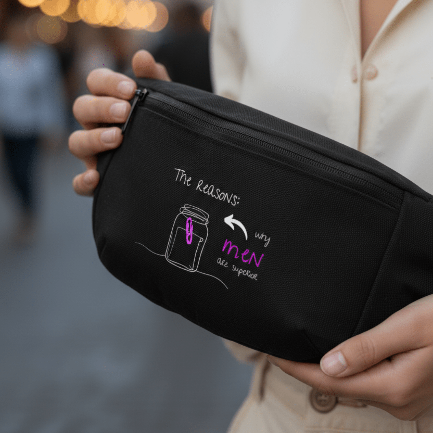 No Shit Shirts - Bauchtasche: The reasons why men are superior: - Bauchtaschen - basic