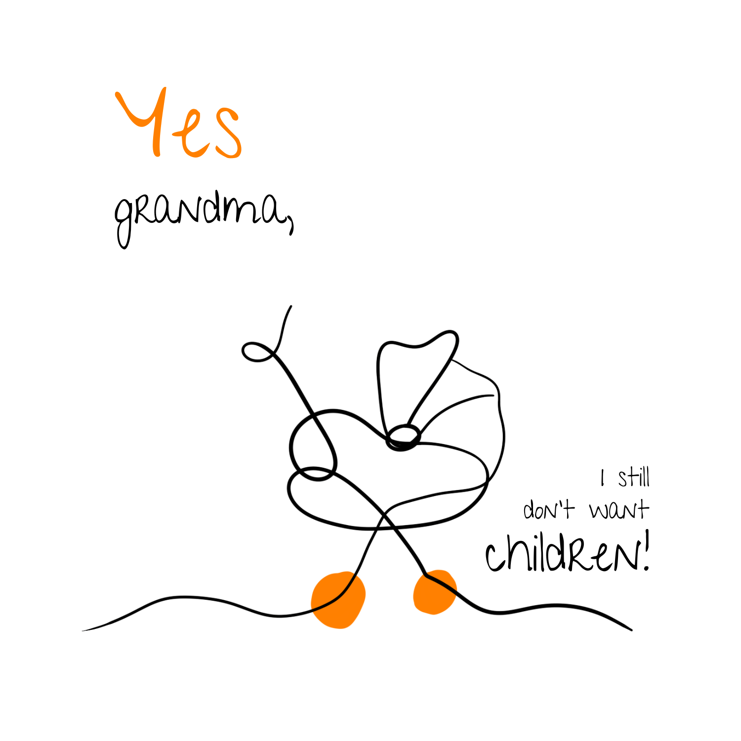 No Shit Shirts - Bauchtasche: Yes, grandma, I still don’t want children - Bauchtaschen - basic