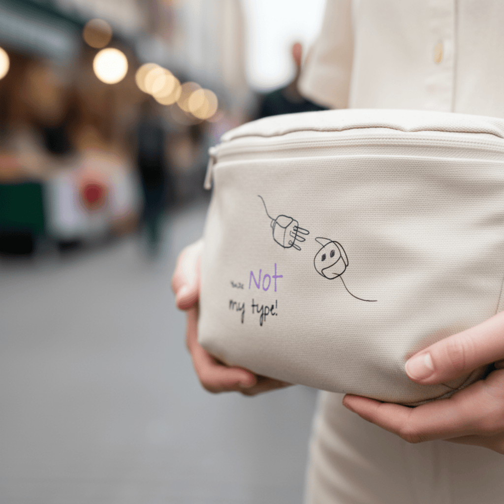 No Shit Shirts - Bauchtasche: Your not my type - Bauchtaschen - basic