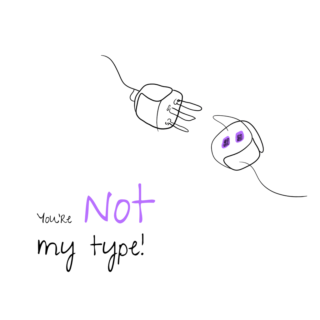 No Shit Shirts - Bauchtasche: Your not my type - Bauchtaschen - basic