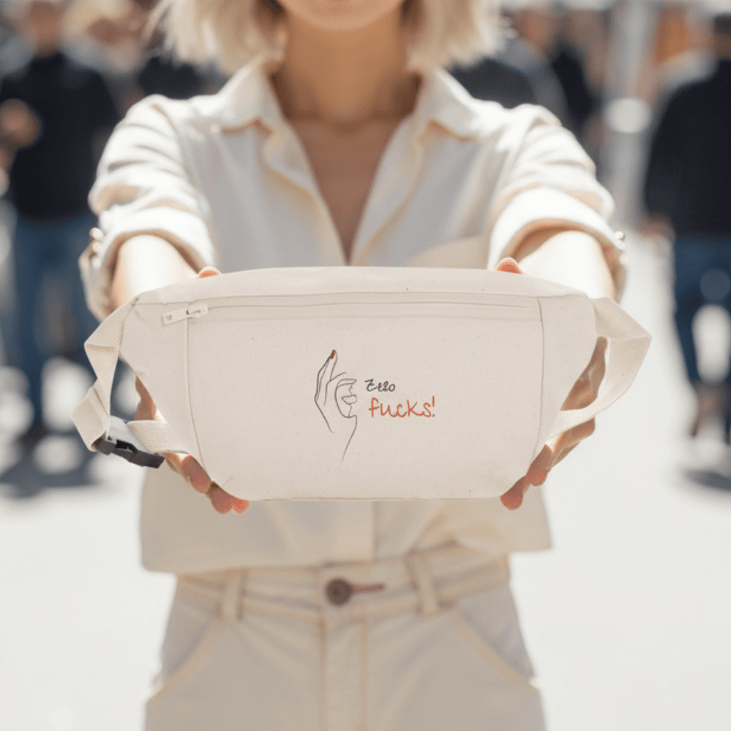 No Shit Shirts - Bauchtasche: Zero Fucks - Bauchtaschen - basic