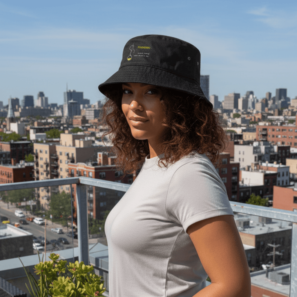 No Shit Shirts - Bucket Hat: Feminism: because “waiting” hasn’t worked so far - Bucket Hat - basic