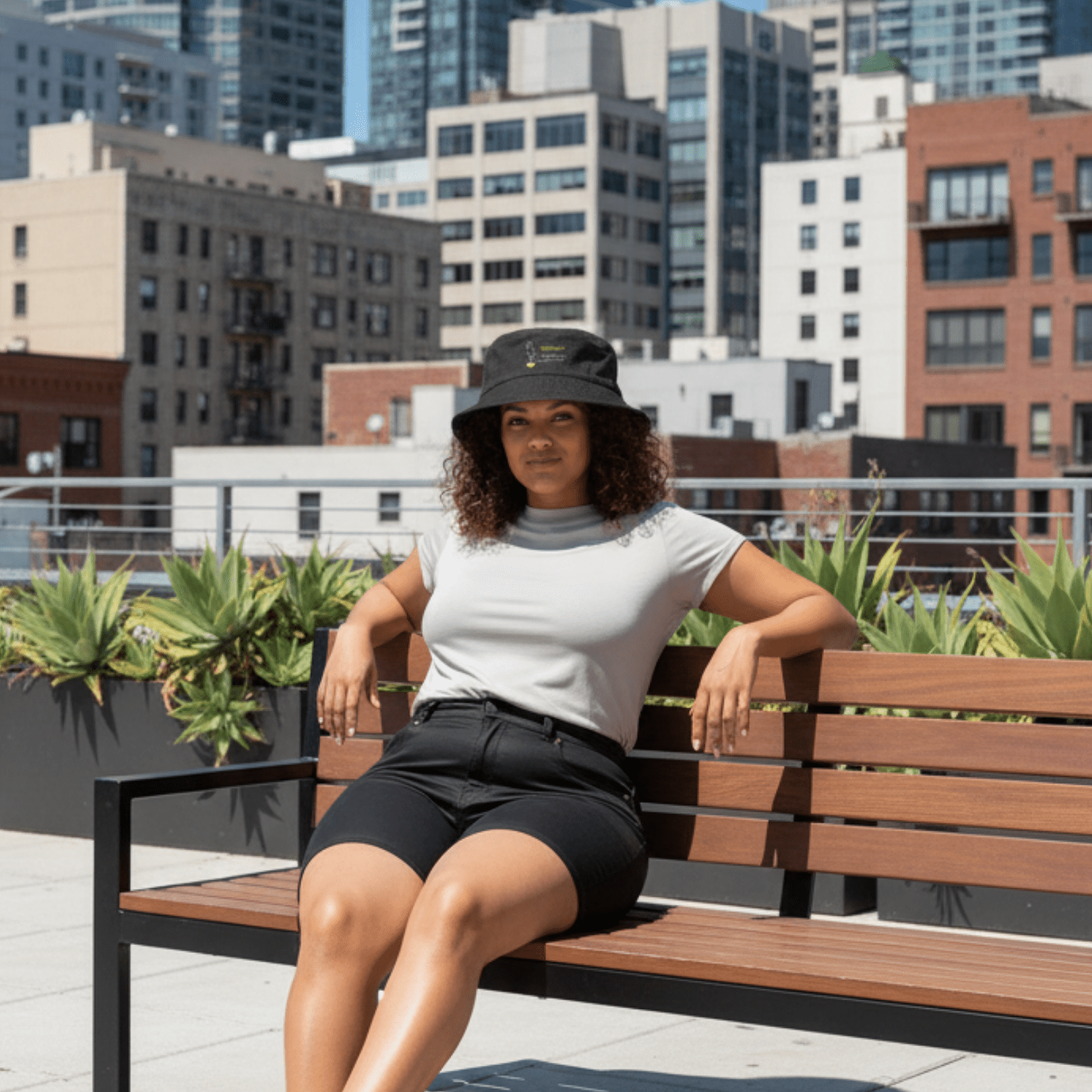 No Shit Shirts - Bucket Hat: Feminism: because “waiting” hasn’t worked so far - Bucket Hat - basic