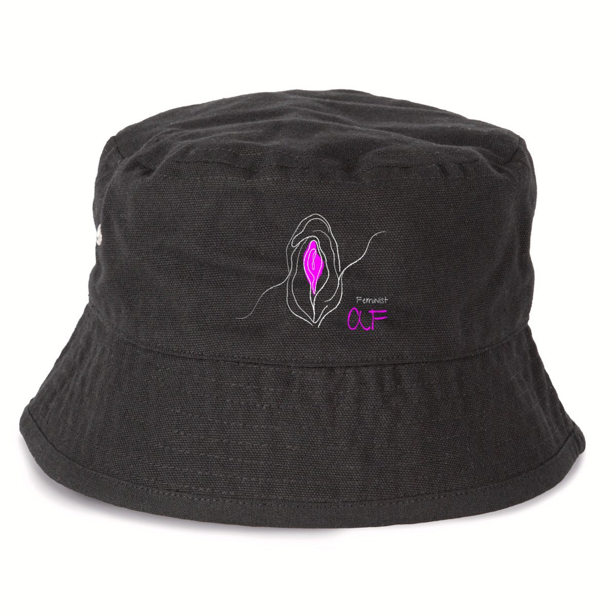No Shit Shirts - Bucket Hat: Feminist AF - Bucket Hat - basic
