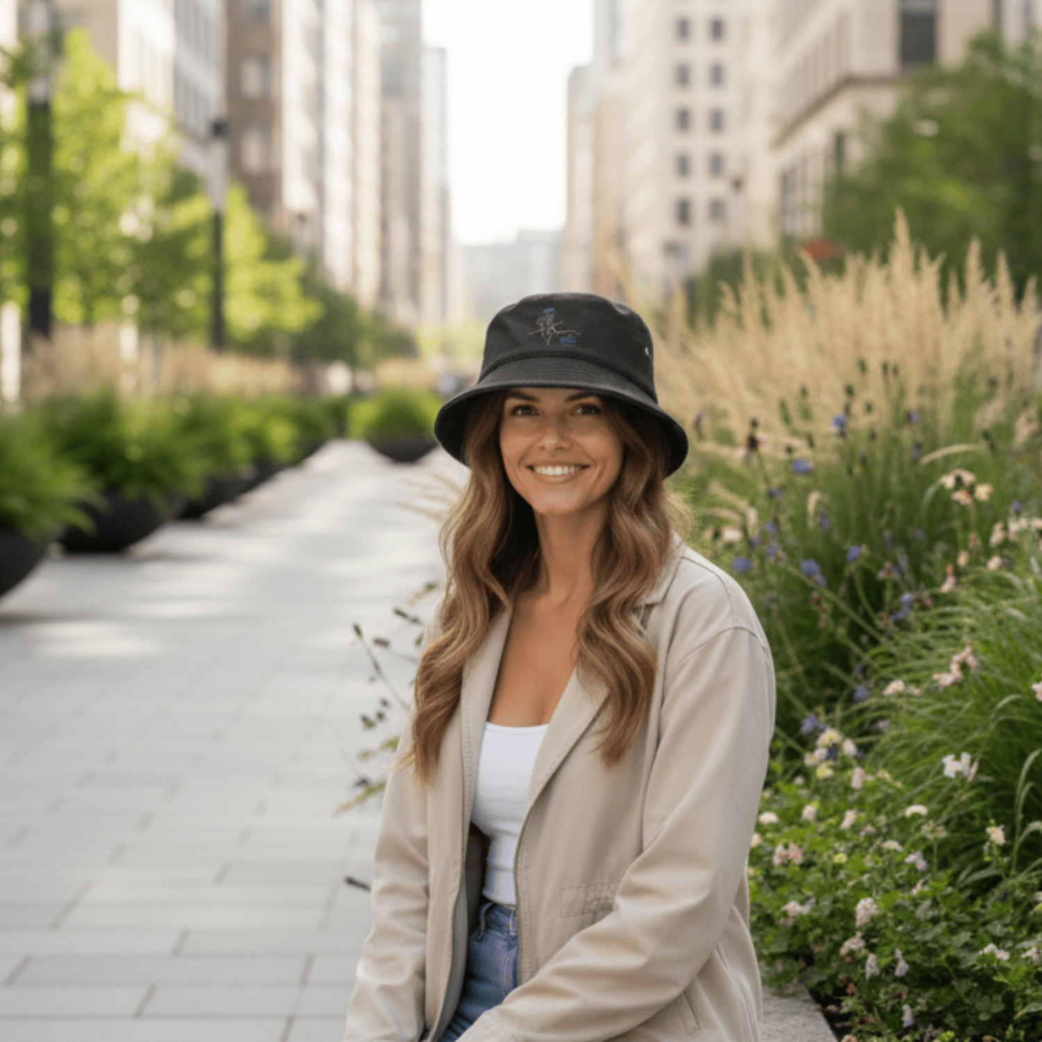 No Shit Shirts - Bucket Hat: IDK. IDC. IDGAF. - Bucket Hat - basic