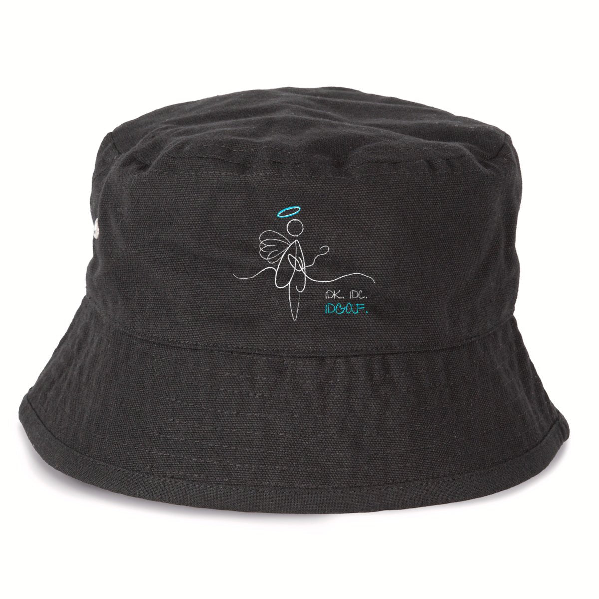 No Shit Shirts - Bucket Hat: IDK. IDC. IDGAF. - Bucket Hat - basic