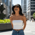 No Shit Shirts - Bucket Hat: I’ll take power over flowers - Bucket Hat - basic