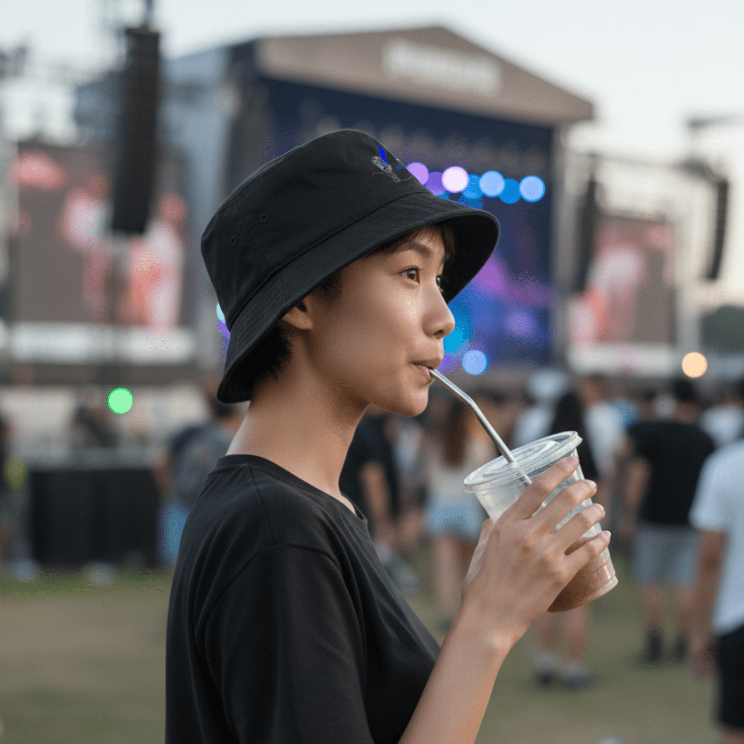 No Shit Shirts - Bucket Hat: Interrupted since birth. - Bucket Hat - basic