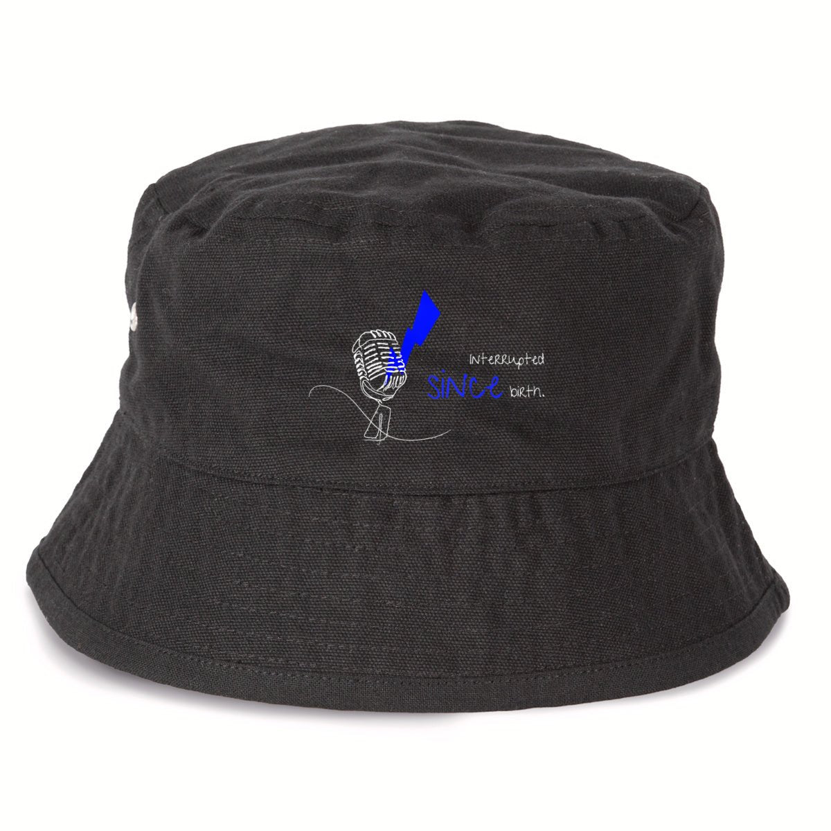 No Shit Shirts - Bucket Hat: Interrupted since birth. - Bucket Hat - basic