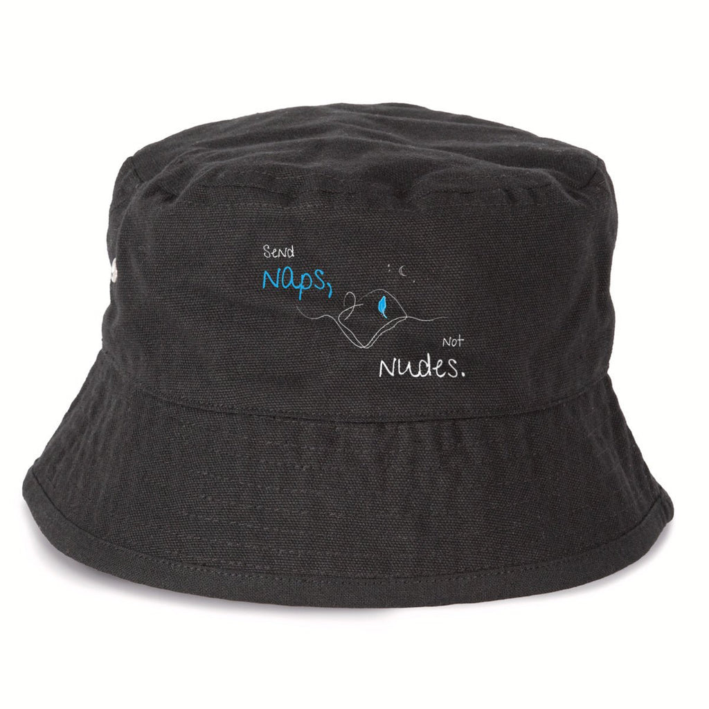 No Shit Shirts - Bucket Hat: Send Naps, Not Nudes - Body & Autonomy & Sexism - basic