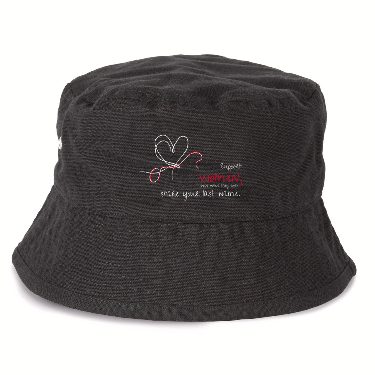 No Shit Shirts - Bucket Hat: Support women, even when they don’t share your last name. - Bucket Hat - basic