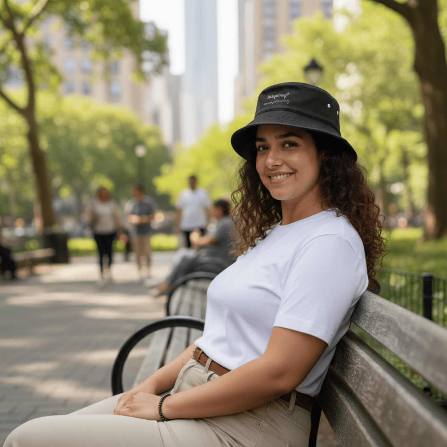 No Shit Shirts - Bucket Hat (Text only): Babysitting? That’s called parenting! - Bucket Hat - basic