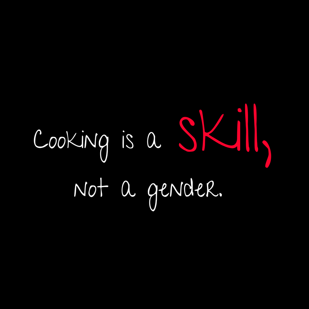 No Shit Shirts - Bucket Hat (Text only): Cooking is a skill, not a gender. - Bucket Hat - basic