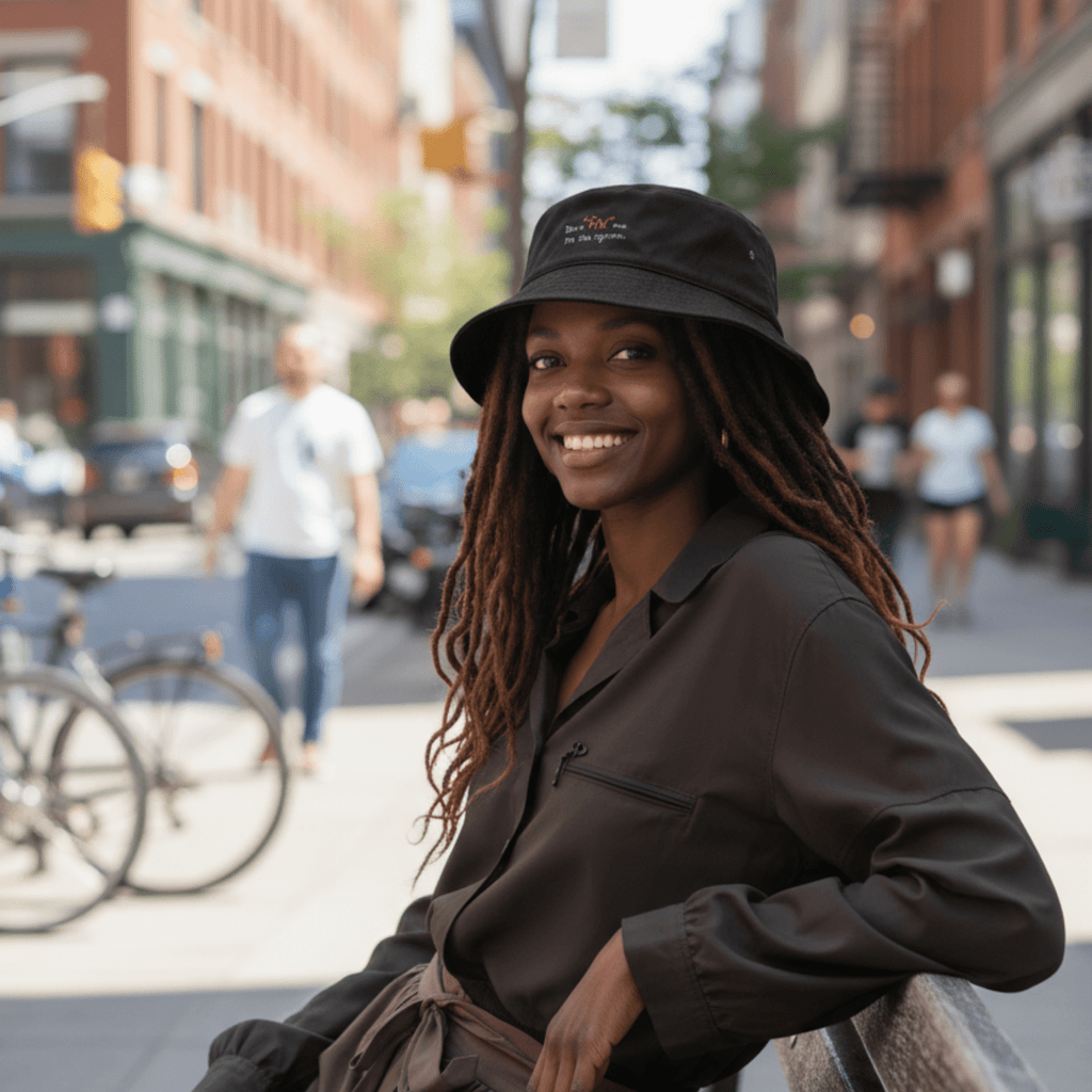 No Shit Shirts - Bucket Hat (Text only): Don’t “fix” me. Fix the system. - Bucket Hat - basic