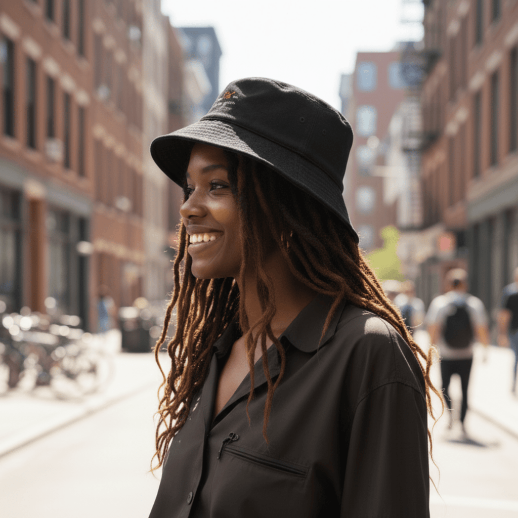 No Shit Shirts - Bucket Hat (Text only): Don’t “fix” me. Fix the system. - Bucket Hat - basic