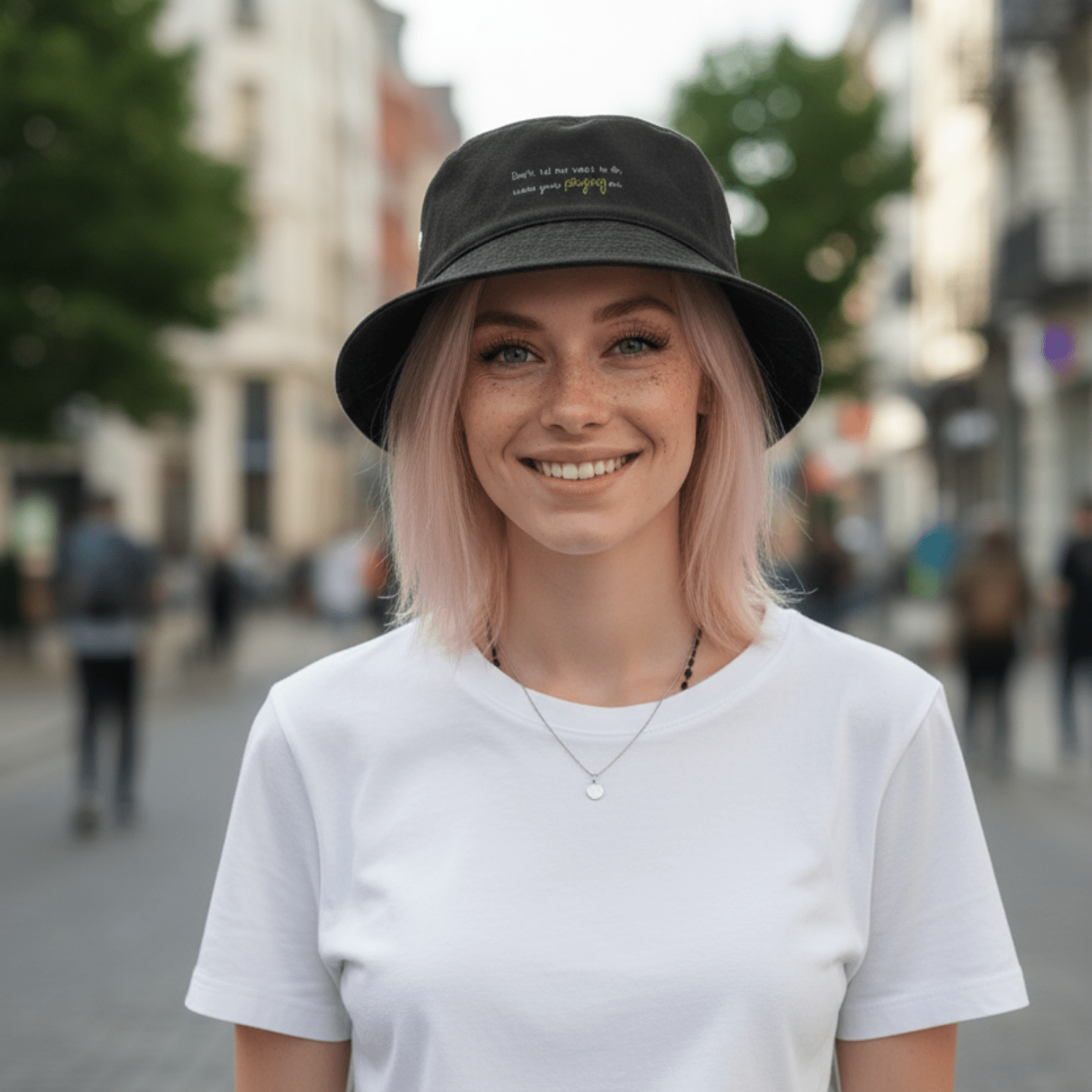 No Shit Shirts - Bucket Hat (Text only): Don’t tell me what to do, unless you’re paying me - Bucket Hat - basic