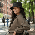 No Shit Shirts - Bucket Hat (Text only): Every chest deserves respect. Regardless of inventory. - Body & Autonomy & Sexism - basic