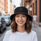 No Shit Shirts - Bucket Hat (Text only): Feminist AF - Bucket Hat - basic