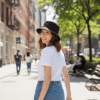 No Shit Shirts - Bucket Hat (Text only): Feminist AF - Bucket Hat - basic