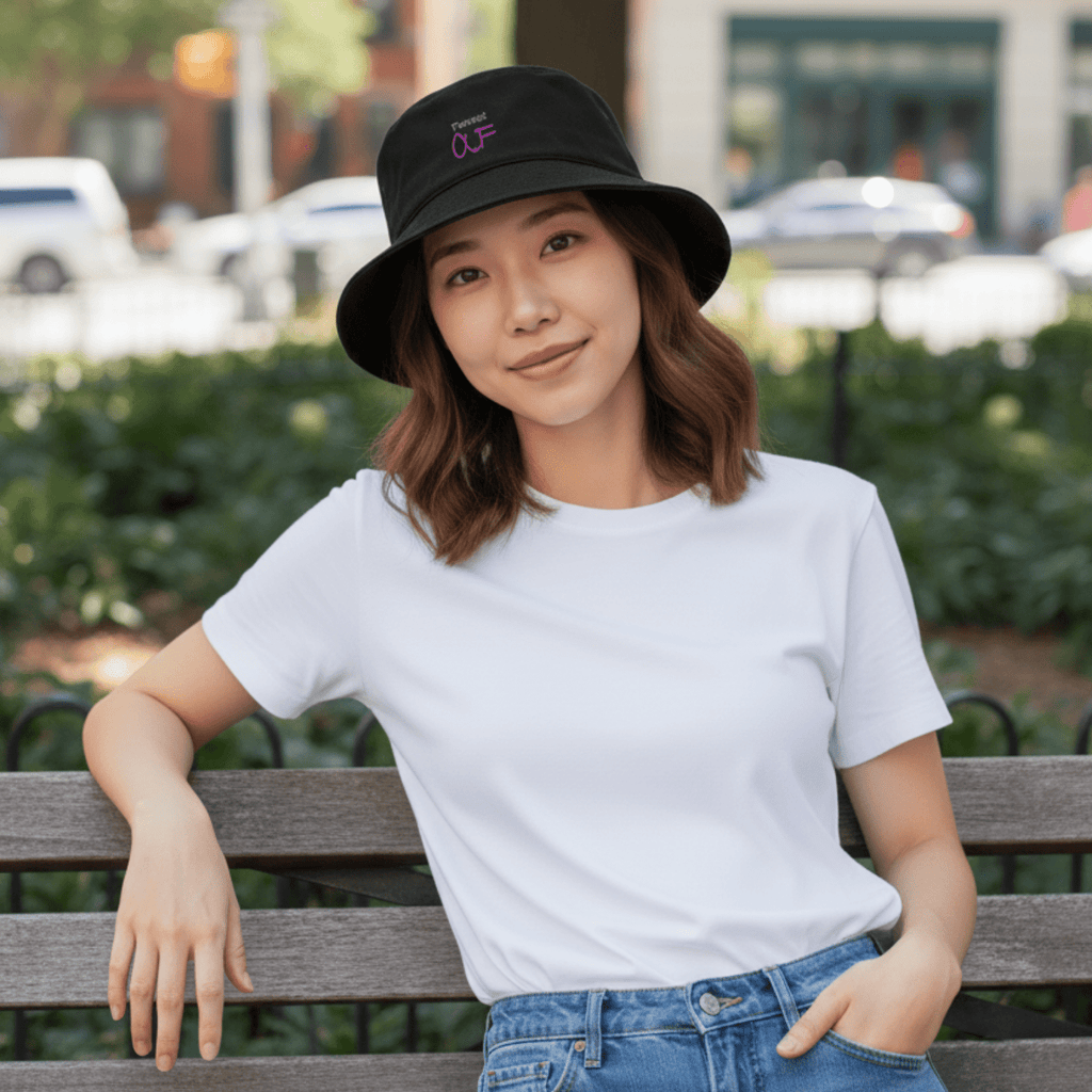 No Shit Shirts - Bucket Hat (Text only): Feminist AF - Bucket Hat - basic