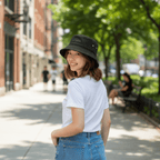 No Shit Shirts - Bucket Hat (Text only): Girls just wanna have fun(damental rights) - Bucket Hat - basic