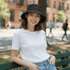 No Shit Shirts - Bucket Hat (Text only): Girls just wanna have fun(damental rights) - Bucket Hat - basic