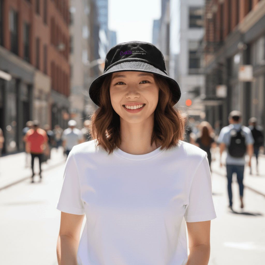 No Shit Shirts - Bucket Hat (Text only): Girls just wanna have fun(damental rights) - Bucket Hat - basic