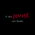 No Shit Shirts - Bucket Hat (Text only): I’ll take power over flowers - Bucket Hat - basic