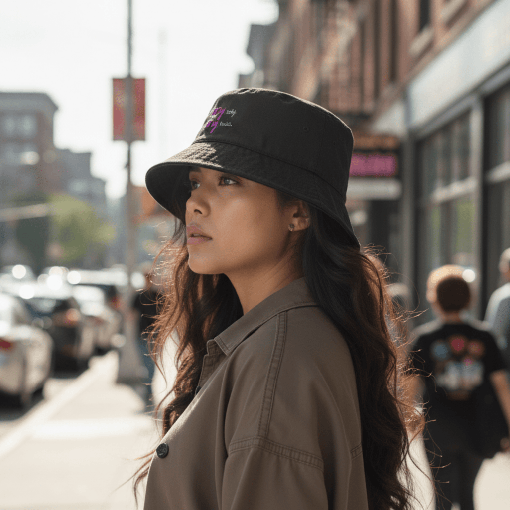 No Shit Shirts - Bucket Hat (Text only): My Body, My Rules - Body & Autonomy & Sexism - basic